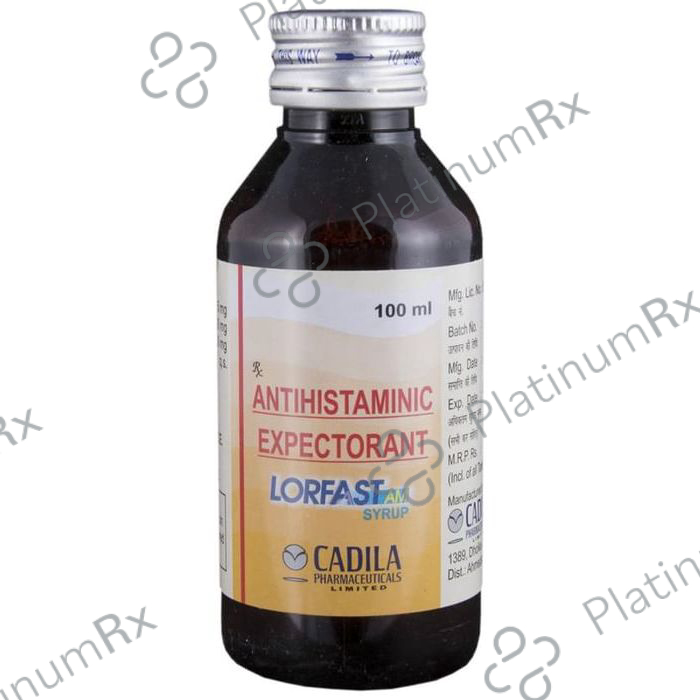 Lorfast AM 30/50/5mg Syrup 100ml
