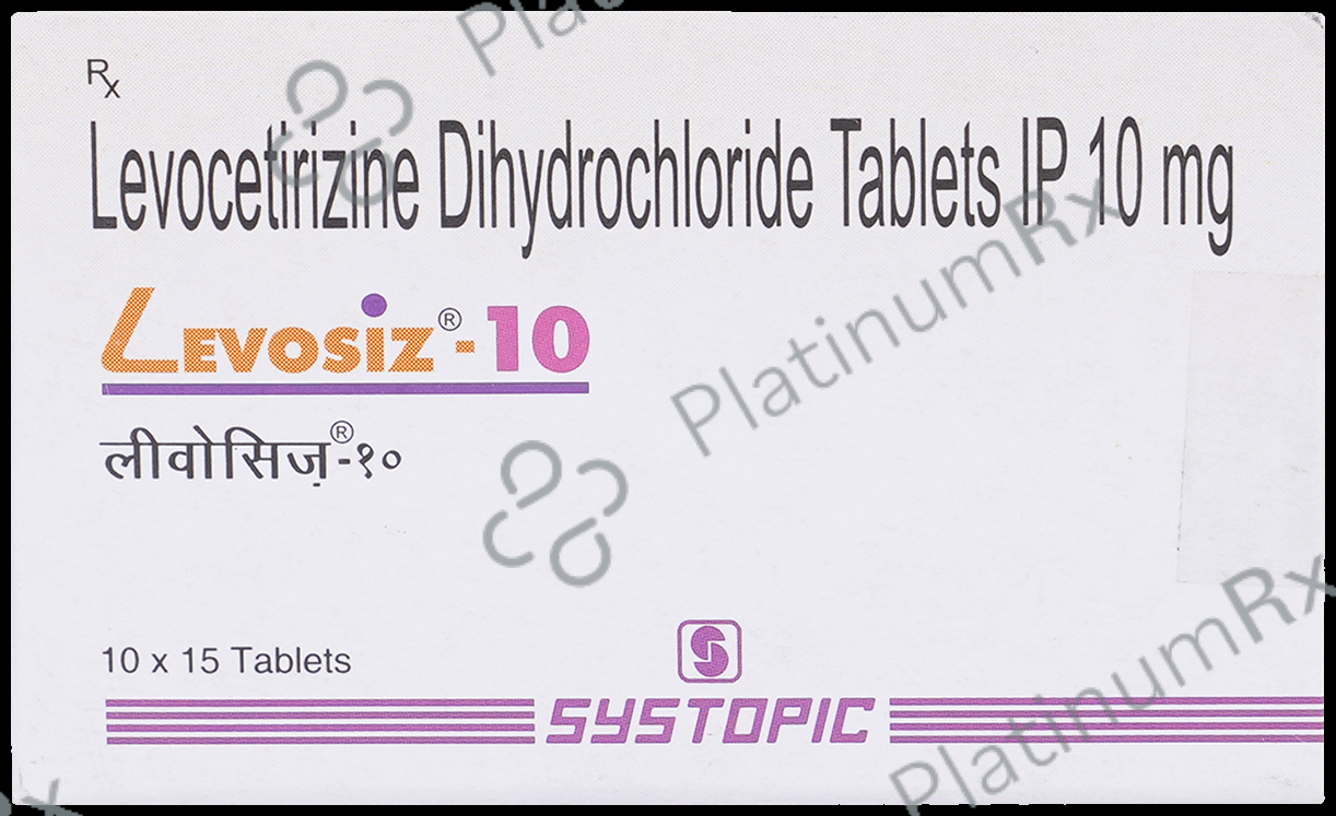 Levosiz 10mg Tablet 15s