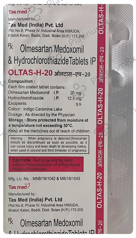 Oltas-H 20 Tablet 15 Tablet