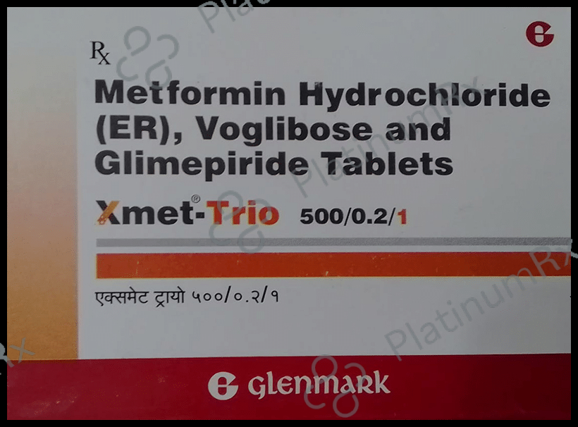 Xmet Trio 1/500/0.2mg Tablet ER 10s