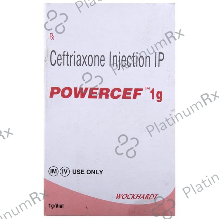 Powercef 1gm Injection