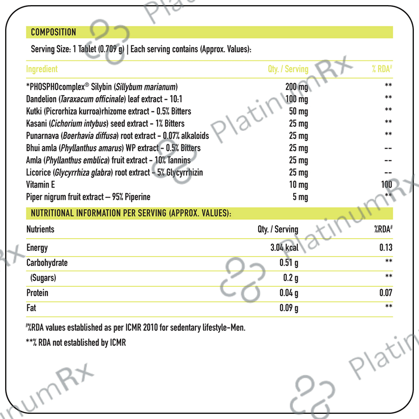 TrueBasics Liver Detox Tablet 90 tablets