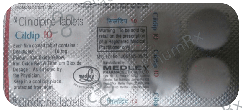 Cildip 10mg Tablet 10s