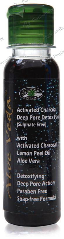 Aloe Veda Activated Charcoal Deep Pore Detox Face Wash Sulphate Free