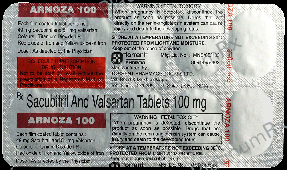 Arnoza 100mg Tablet 10s