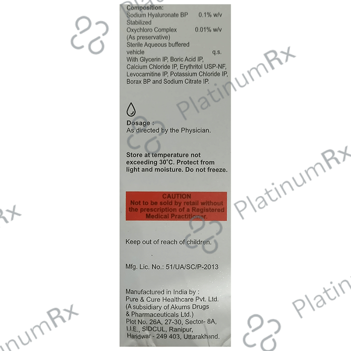 Vista HA Eye Drop 10ml