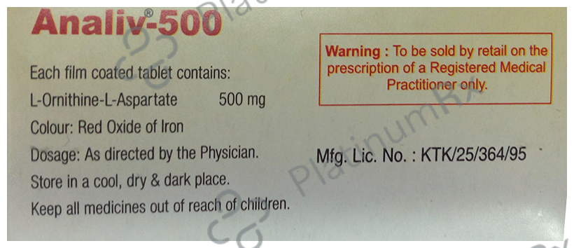 Analiv 500mg Tablet 10s