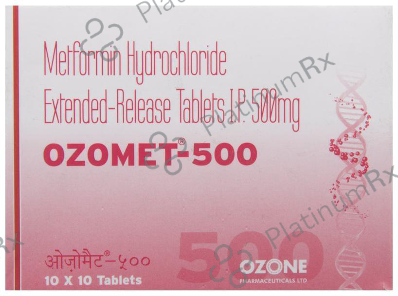 Ozomet 500 Tablet ER 10 Tablet ER