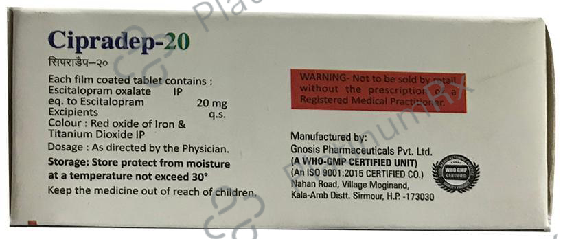 Cipradep 20 Tablet