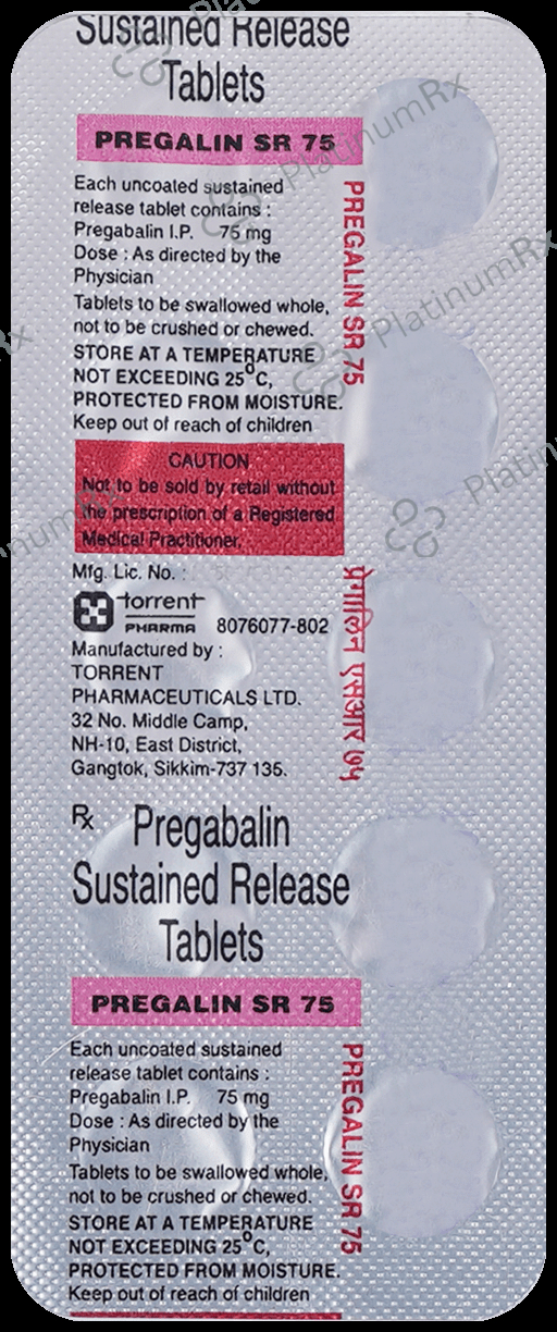 Pregalin SR 75 Tablet