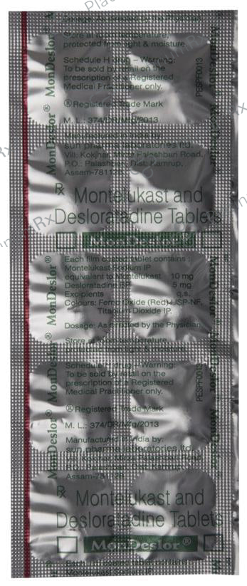 Mondeslor 5/10mg Tablet 10s