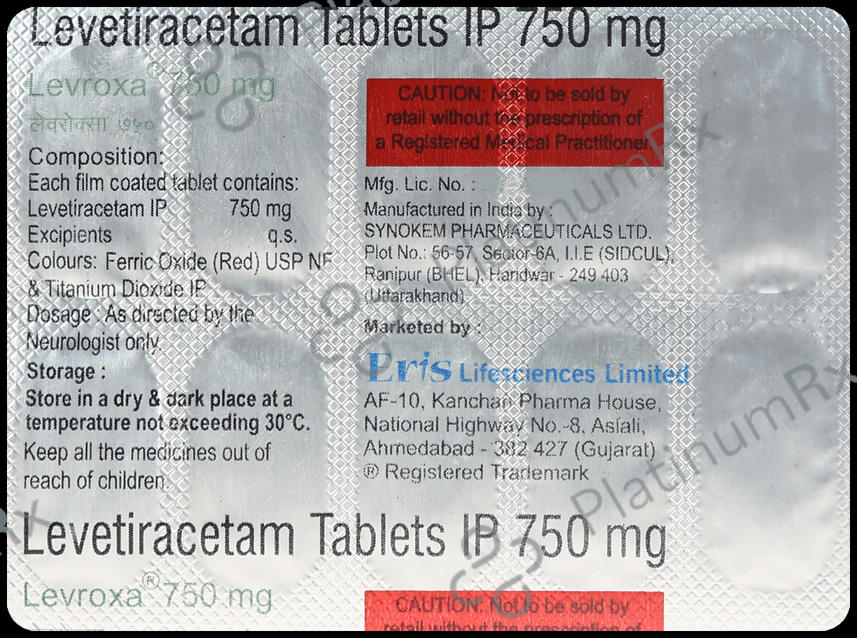 Levroxa 750mg Tablet 10s