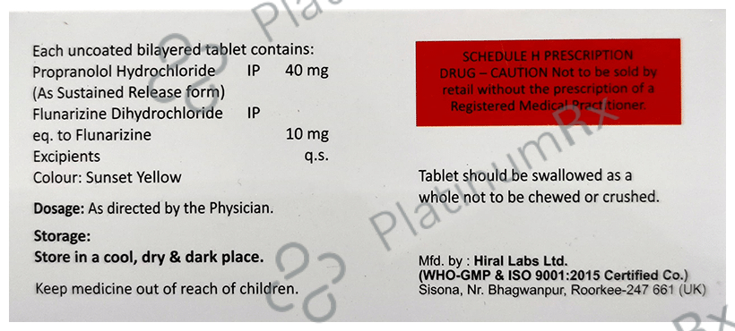 Flubeta 10 Tablet SR