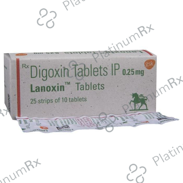 Lanoxin 0.25mg Tablet 10s