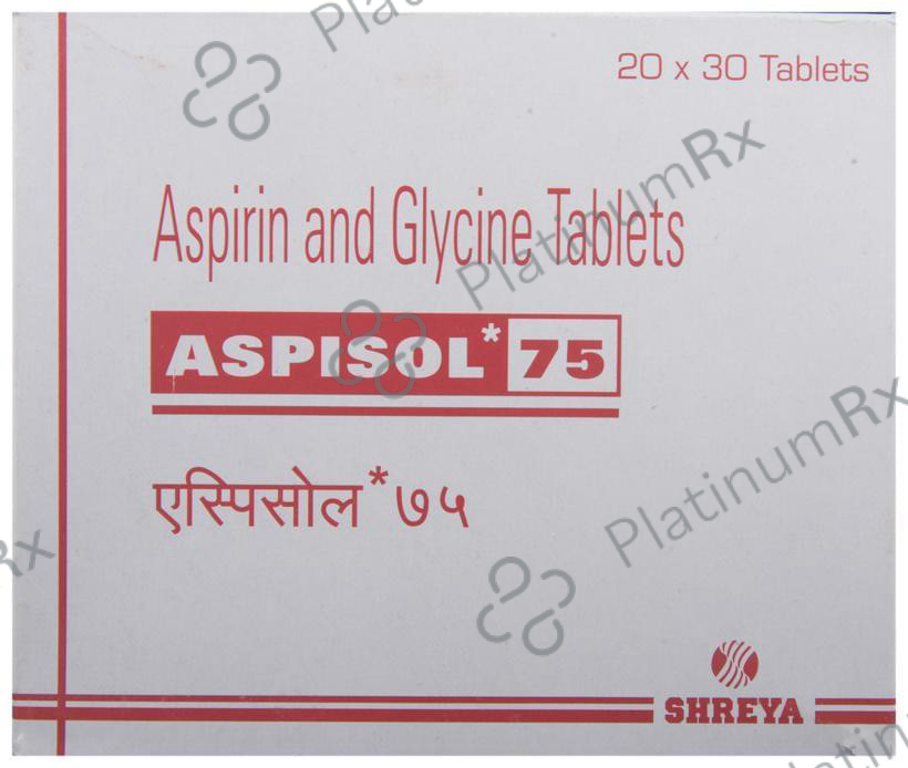 Aspisol 75/37.5mg Tablet 30s