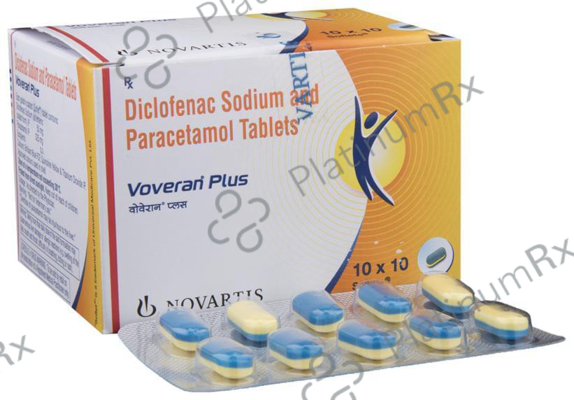 Voveran Plus 50/325mg Tablet 10s