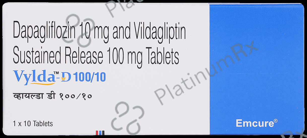 Vylda D 10/100mg Tablet 10s