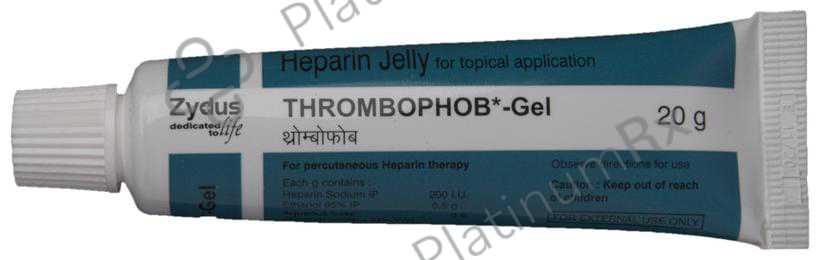 Thrombophob 2mg/50IU Gel 20gm