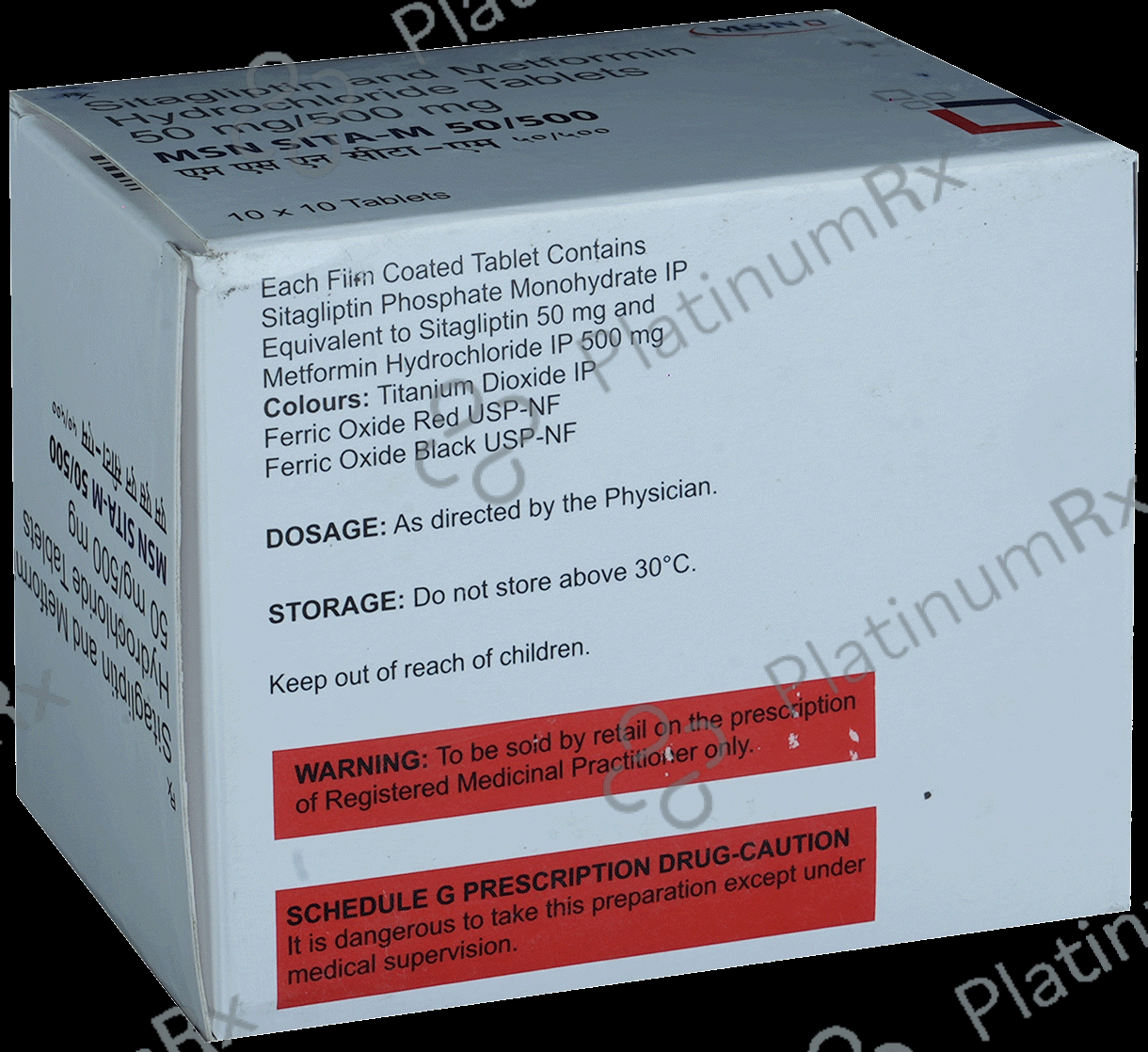 MSN Sita-M 50mg/500mg Tablet
