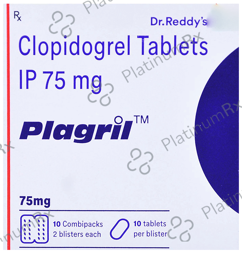 Plagril 75mg Tablet 10s