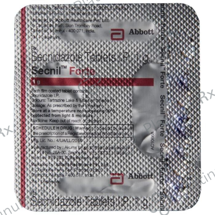 Secnil Forte 1000mg Tablet 2s