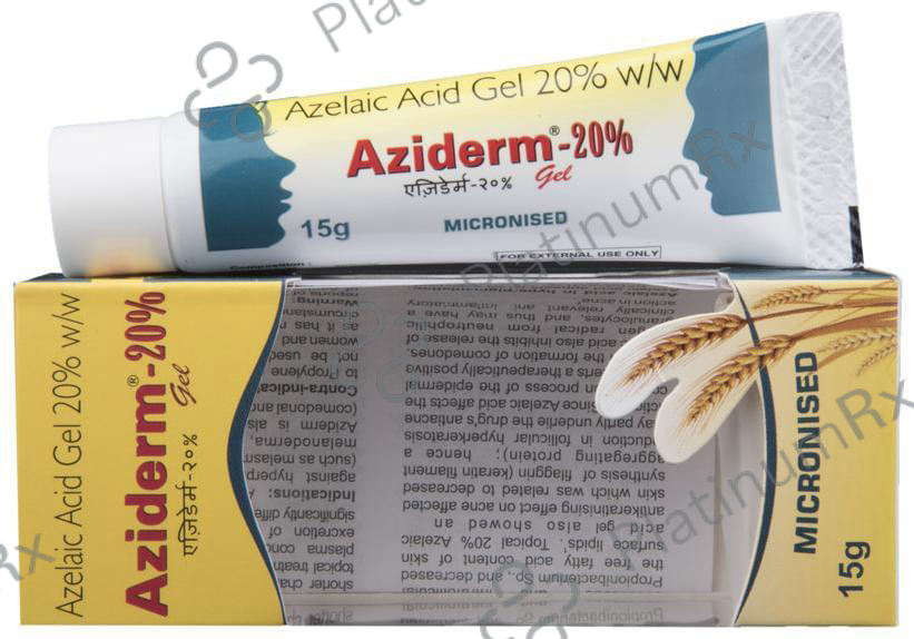 Aziderm 20% Gel 15gm