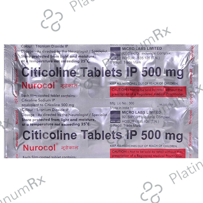 Nurocol 500mg Tablet 10s