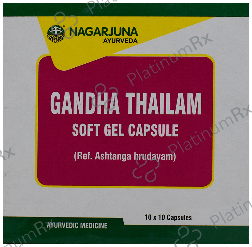 Nagarjuna Gandha Thailam Soft Gel Capsule