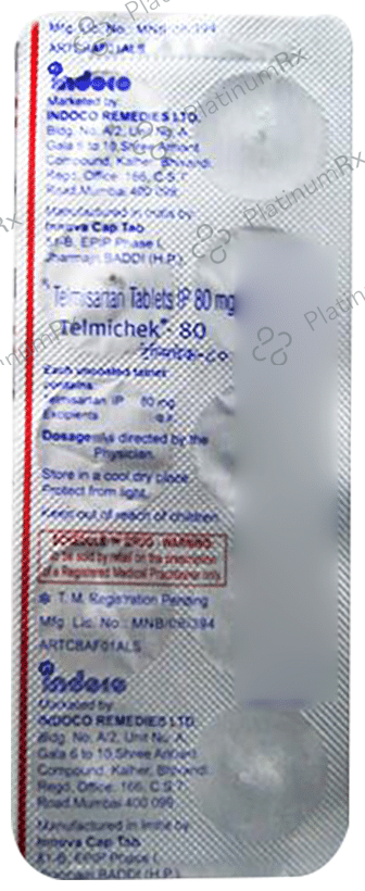 Telmichek 80 Tablet
