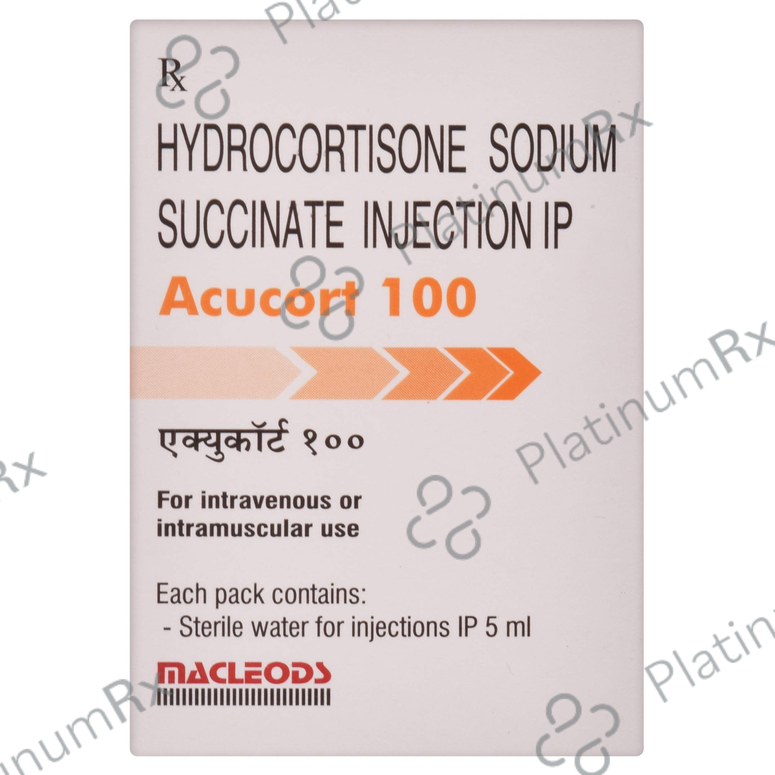 Acucort 100mg Injection 5ml