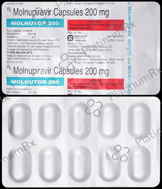 Molnutor 200mg Capsule