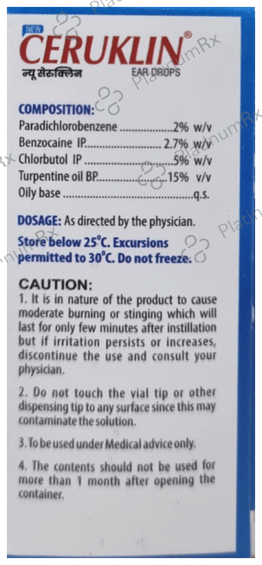 Ceruklin Ear Drop 10ml
