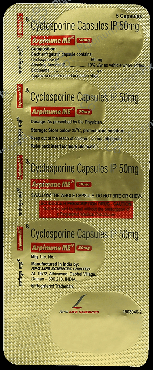 Arpimune ME 50mg Capsule 5s