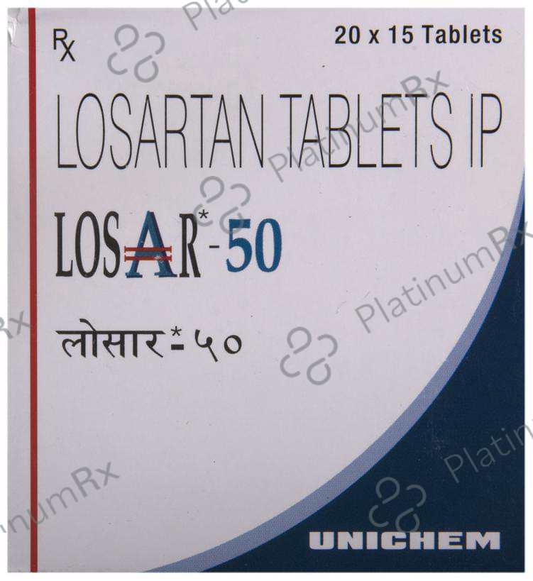 Losar 50mg Tablet 15s