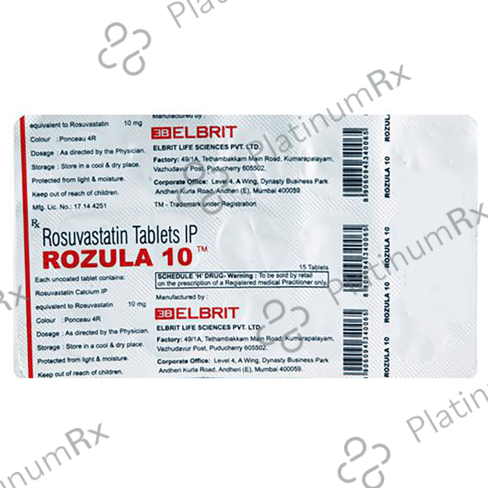 Rozula 10mg Tablet 10 Tablet