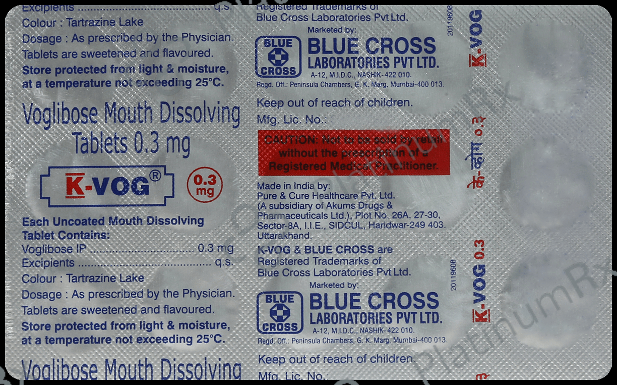 K Vog 0.3mg Tablet MD 15s