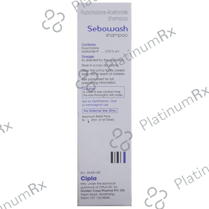 Sebowash Shampoo 100 Shampoo