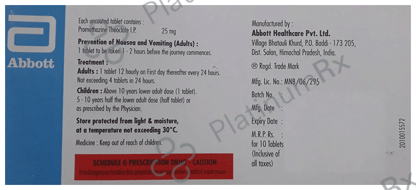 Avomine Tablet 10s