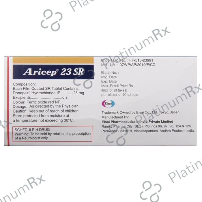 Aricep 23mg SR Tablet 10s