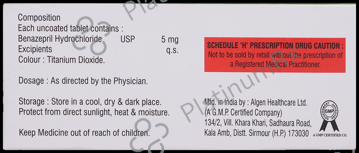 Benzil 5 Tablet