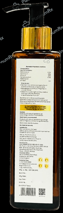 IGP Mediventures Allure Black Seed Onion Oil 200 ml
