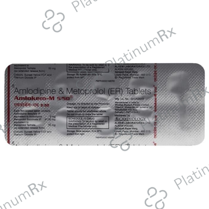 Amlokem M 5/50 Tablet
