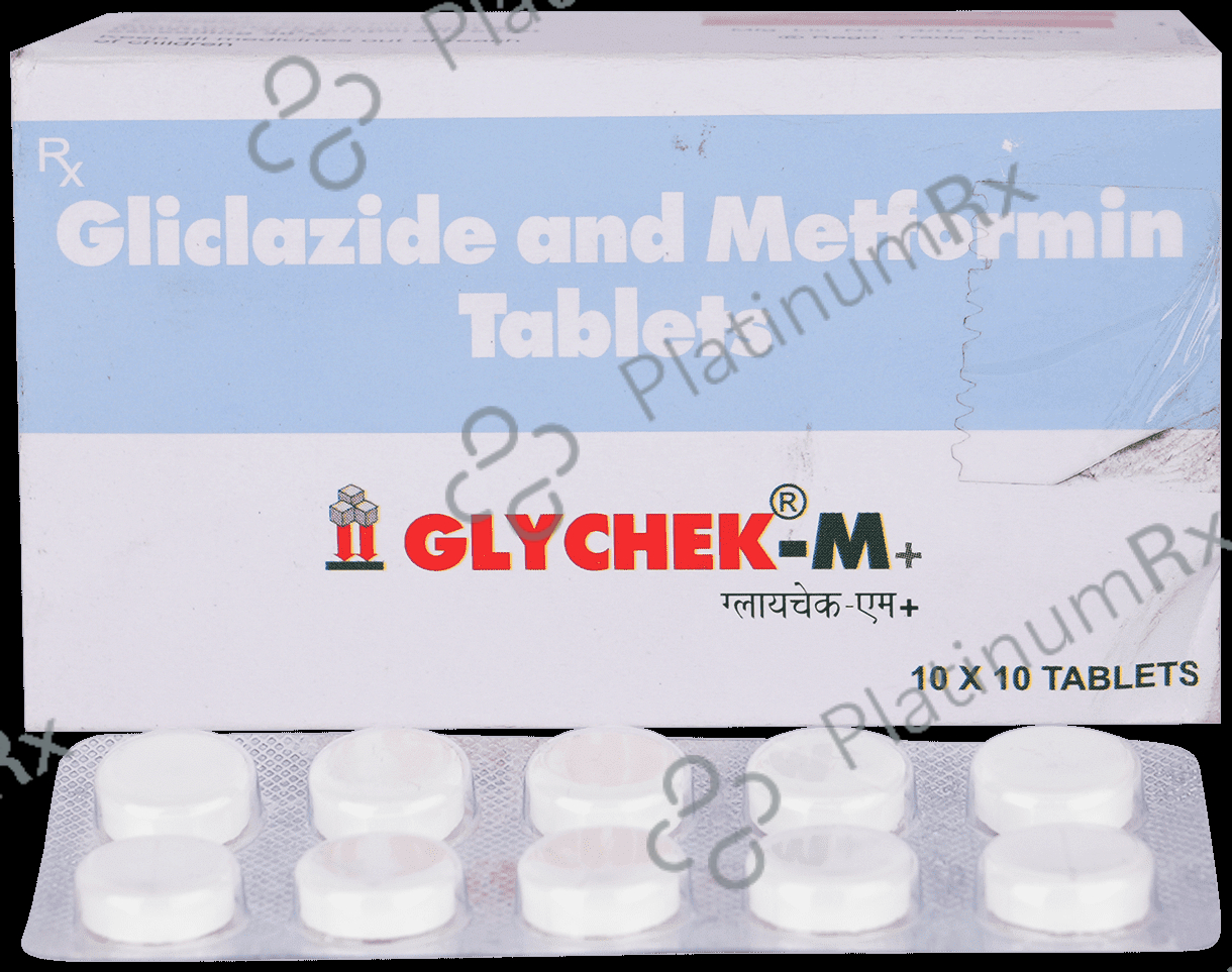 Glychek M Plus 40/500mg Tablet 10s