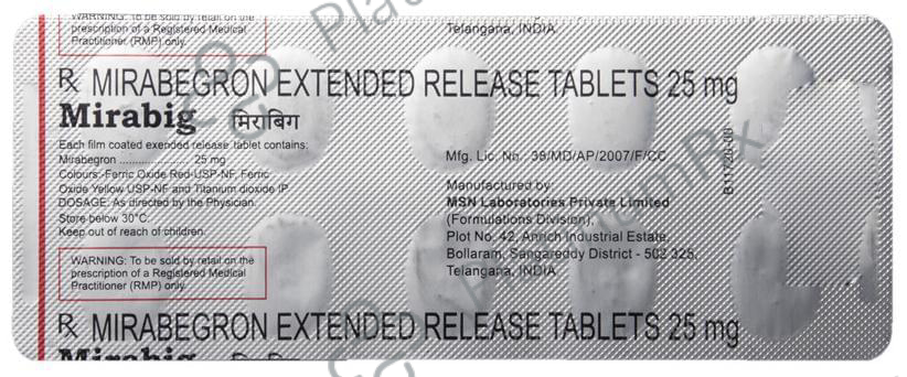 Mirabig ER 50mg Tablet 10s
