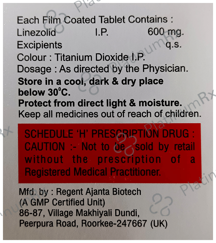 Zodolin 600 Tablet
