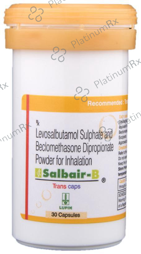Salbair B 200mcg Transcaps 30s