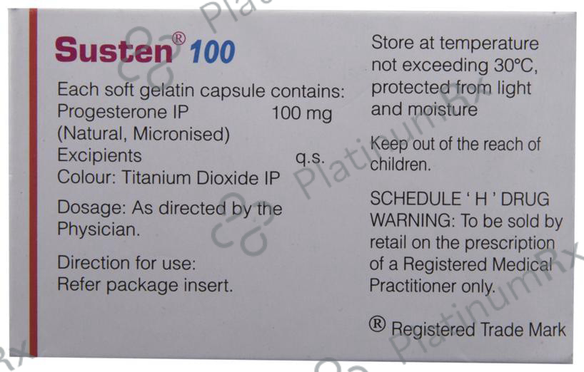 Susten 100mg Capsule 10s
