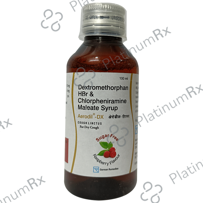 Aerodil-DX Syrup Raspberry Sugar Free