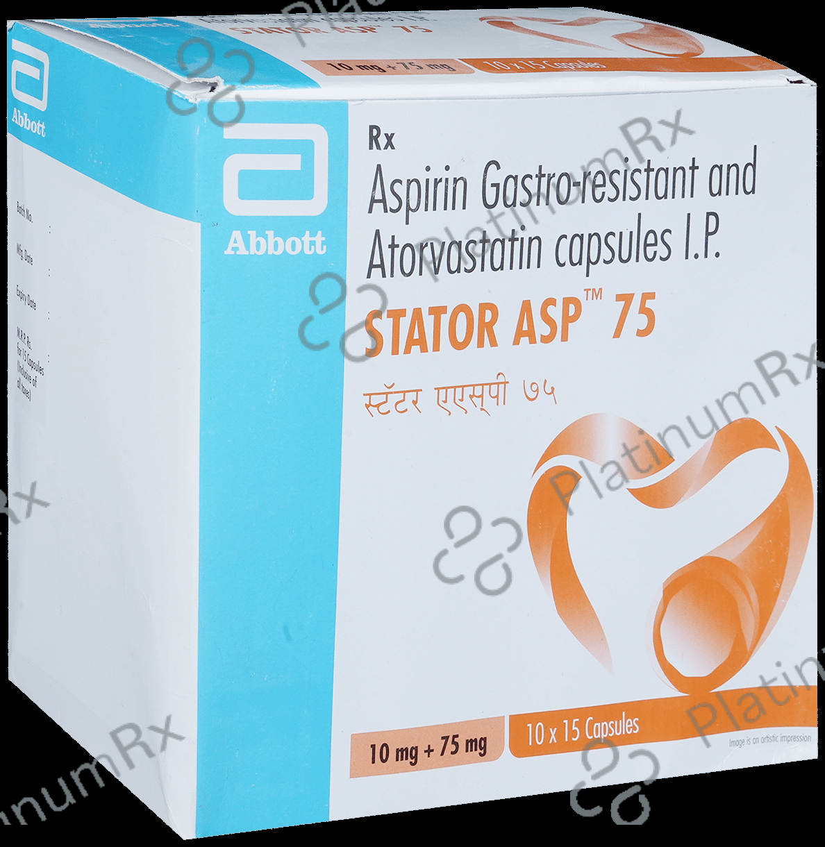 Stator Asp 75/10mg Capsule 15s