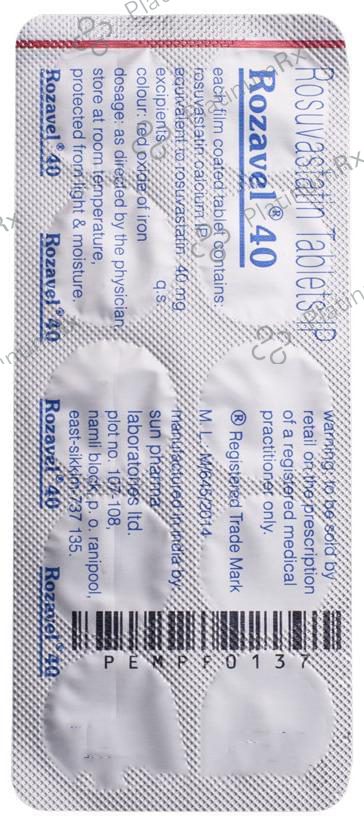 Rozavel 40mg Tablet 10s
